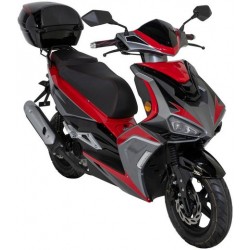 GT UNION Mofaroller »Striker«, 50 ccm, 25 km/h, Euro 5, (Set), mit Topcase 1253